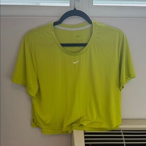 Nike Short Sleeve Dri-FIT Performance Tee in Lime